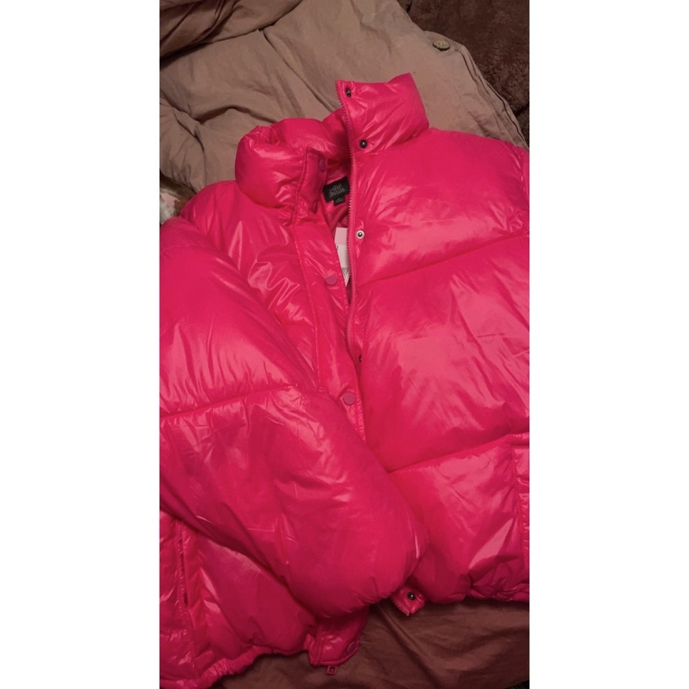 Neon pink Wild Fable puffer coat